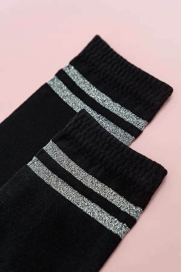 Гольфы Люрекс (набор 2 пары) НАТАЛИ, черный - фото 2