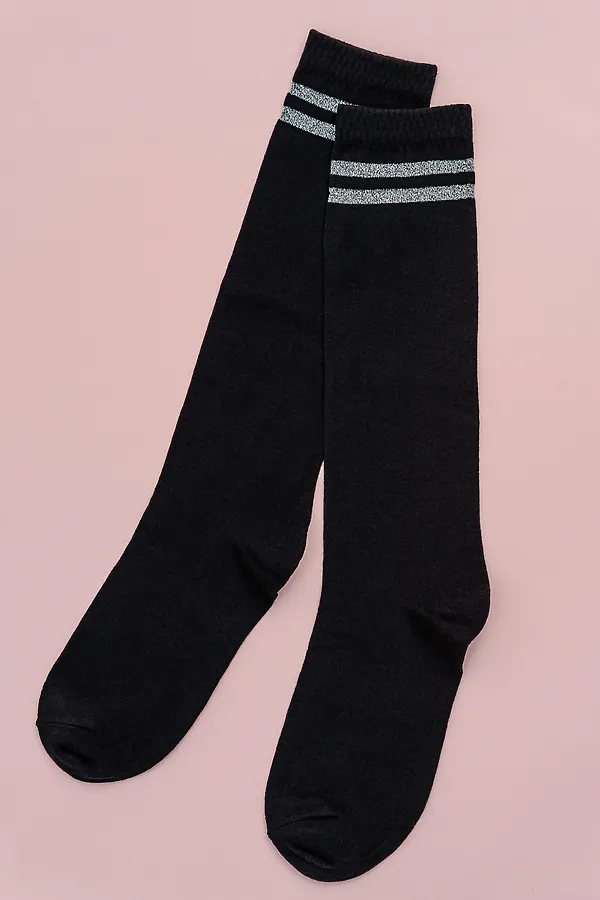 Гольфы Люрекс (набор 2 пары) НАТАЛИ, черный - фото 2