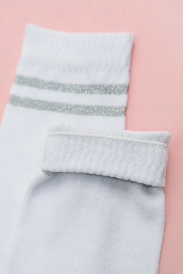 Детские гольфы Люрекс (набор 2 пары) НАТАЛИ, белый - фото 2