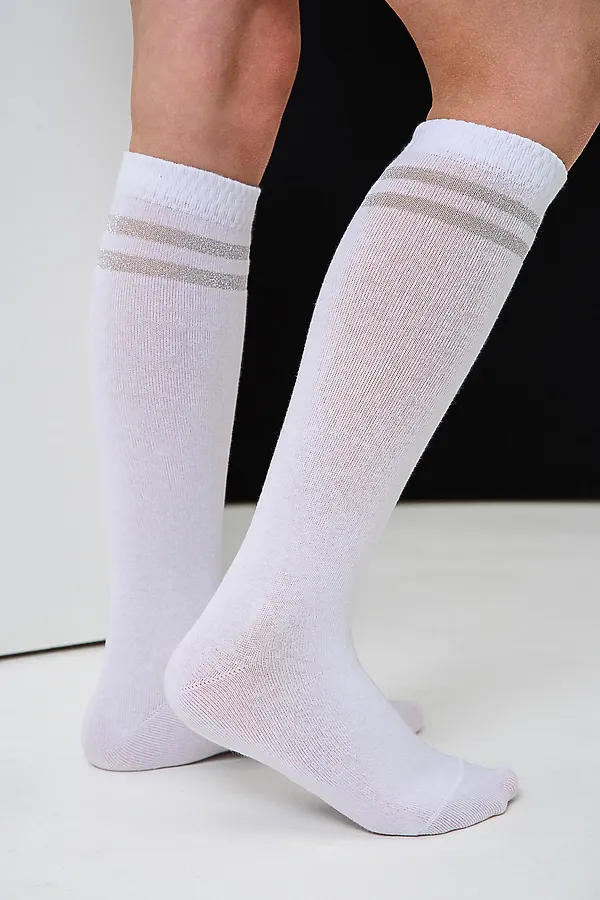 Детские гольфы Люрекс (набор 2 пары) НАТАЛИ, белый - фото 2