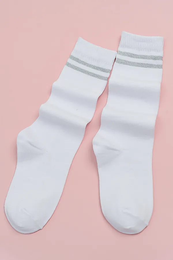 Детские гольфы Люрекс (набор 2 пары) НАТАЛИ, белый - фото 2