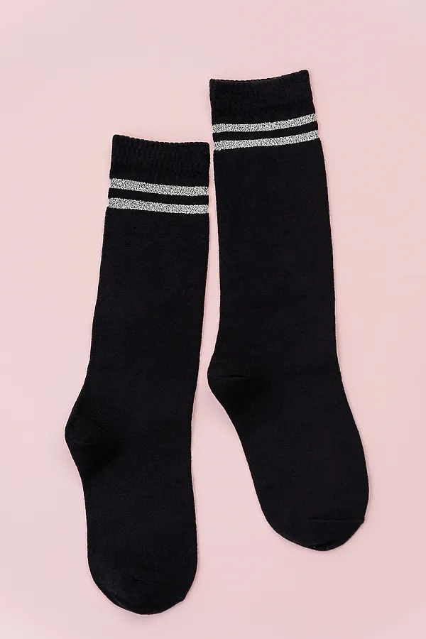 Детские гольфы Люрекс (набор 2 пары) НАТАЛИ, черный - фото 2