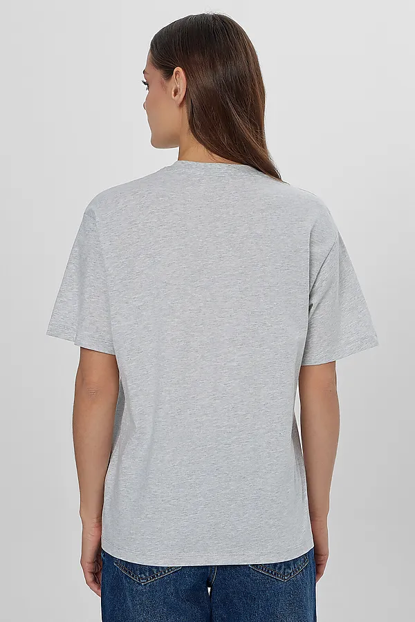 Футболка  MARK FORMELLE, серый меланж 4306-а +печать4 - фото 2