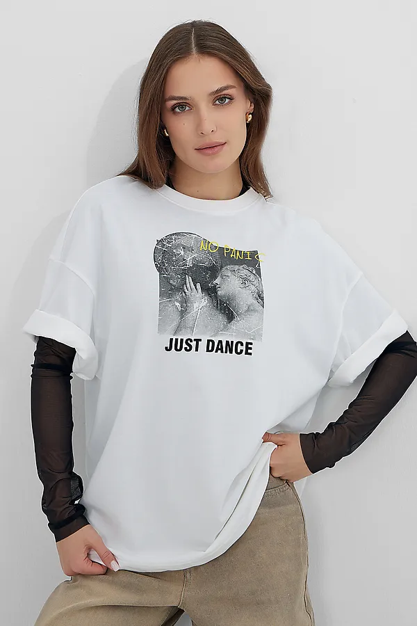 Футболка MARK FORMELLE, белый +печать10 - фото 2