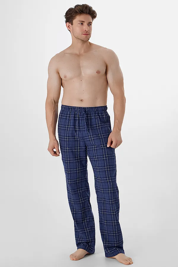 Брюки MARK FORMELLE, синяя клетка2 - фото 2