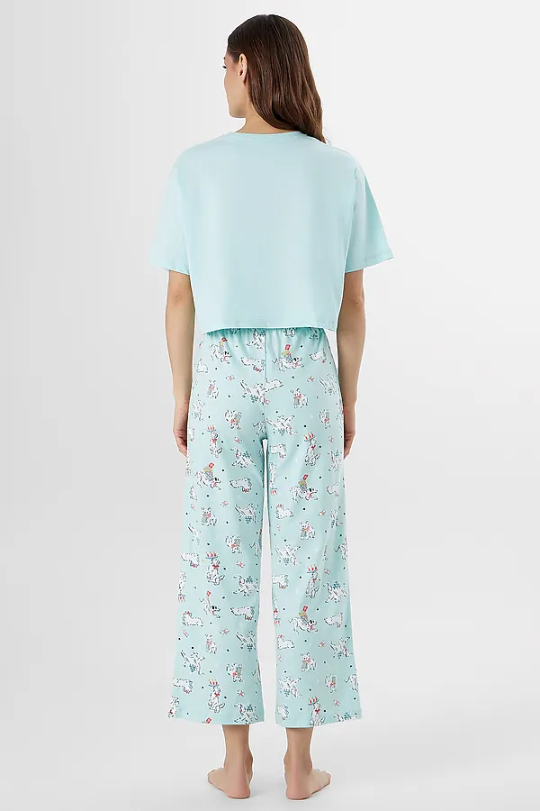 Пижама MARK FORMELLE, мята +собаки на мяте - фото 2