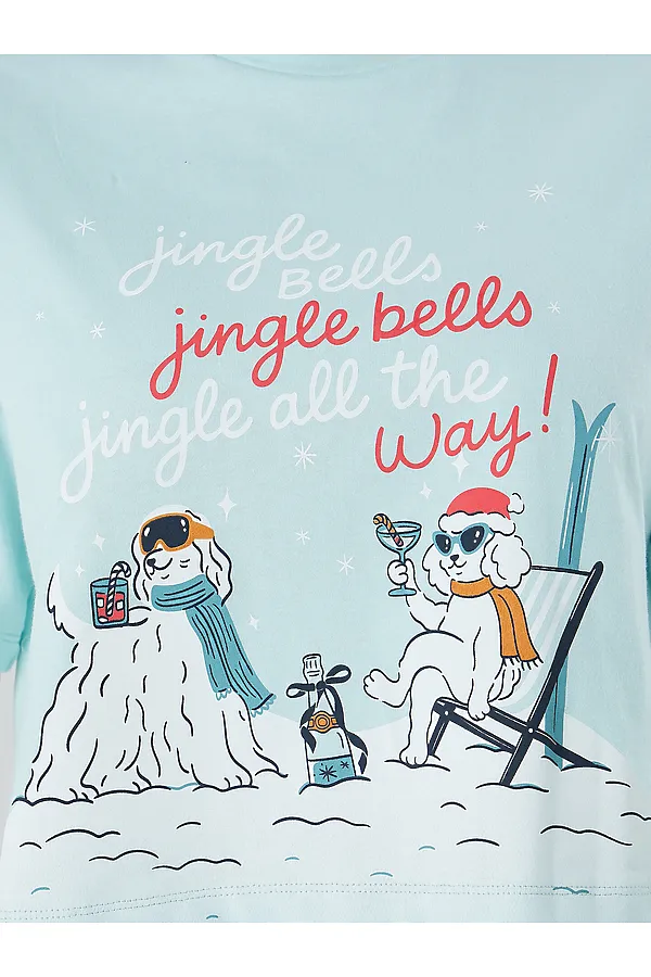 Пижама MARK FORMELLE, мята +собаки на мяте - фото 2