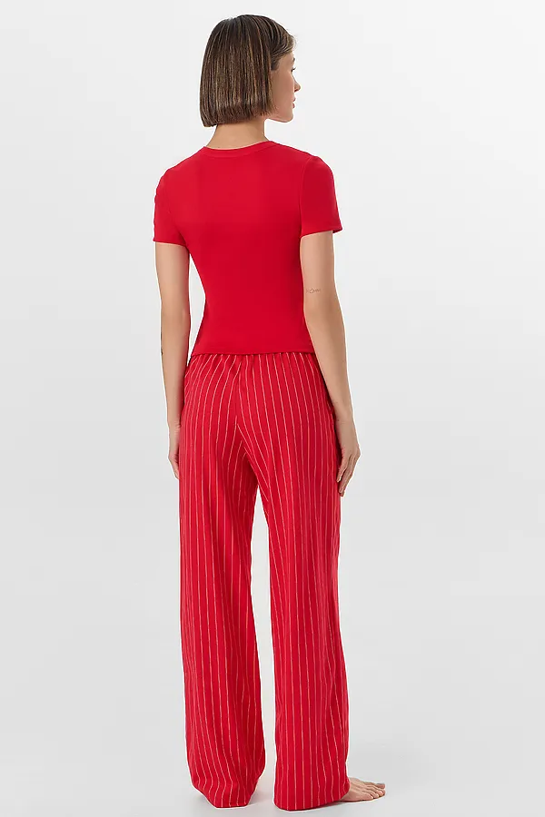 Пижама MARK FORMELLE, красный +полоска на красном - фото 2