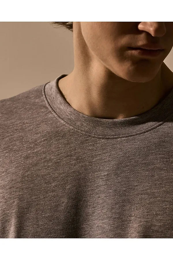 Лонгслив OXOUNO, серый меланж - фото 2
