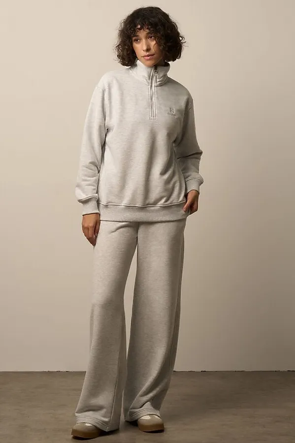 Брюки OXOUNO, серый меланж - фото 2