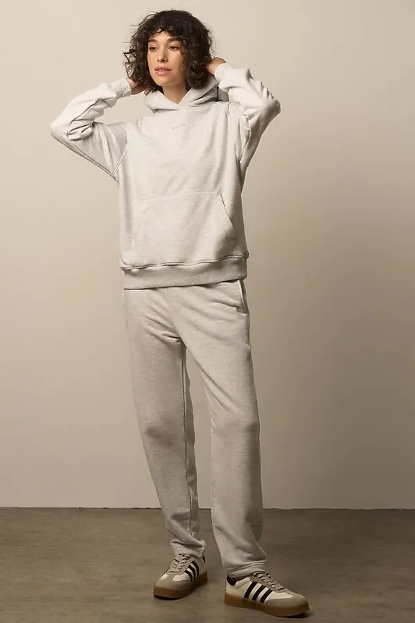Худи OXOUNO, серый меланж - фото 2