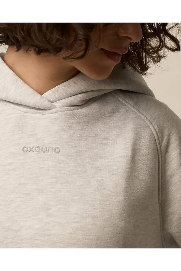 Худи OXOUNO, серый меланж - фото 2