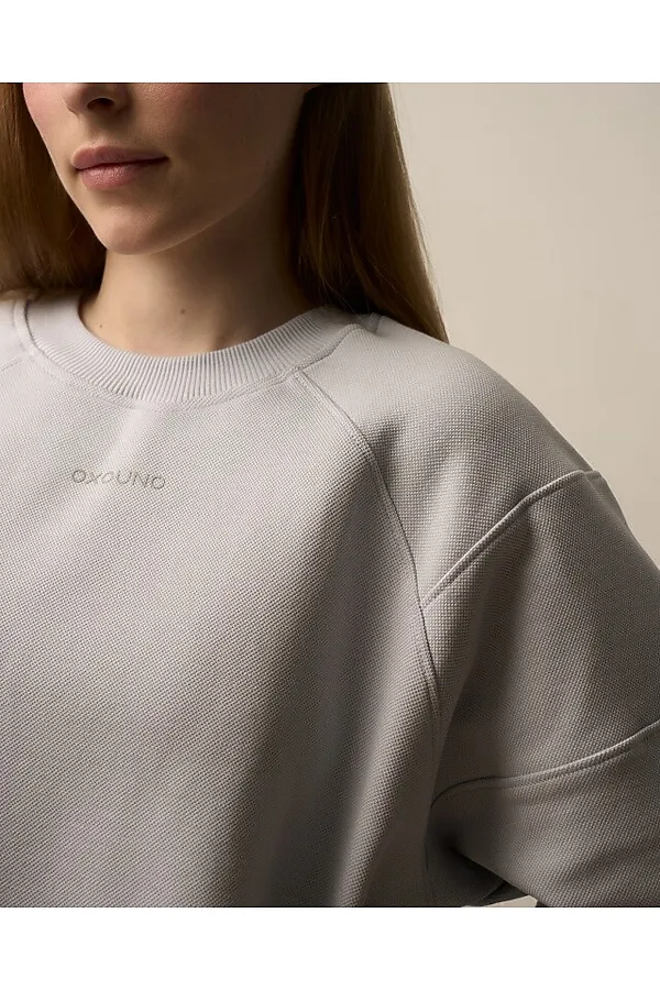 Свитшот OXOUNO, серый пепел - фото 2