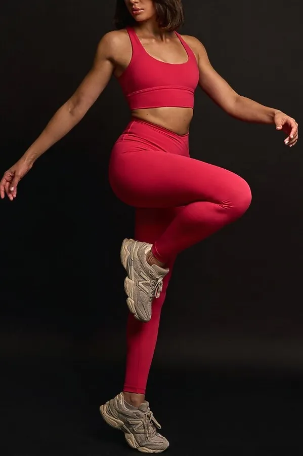 Леггинсы OXOUNO, кармин - фото 2