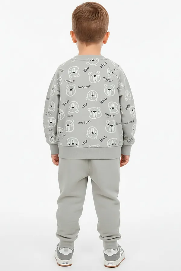 Комплект (Свитшот+Брюки) YOULALA, серый - фото 2