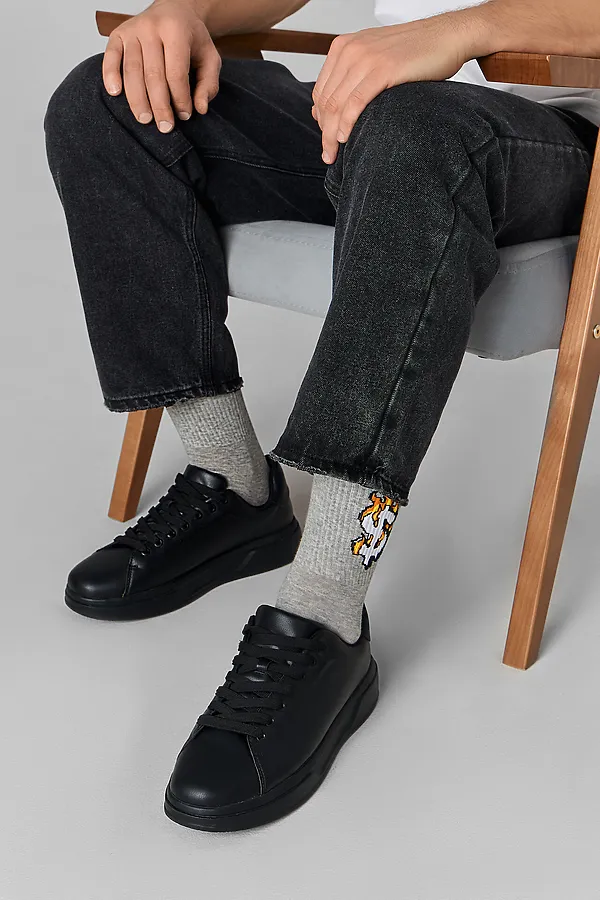 Носки MARK FORMELLE, серый меланж - фото 2