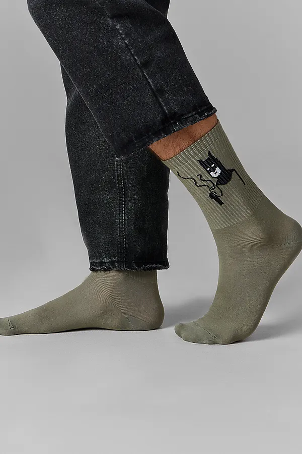 Носки MARK FORMELLE, оливка - фото 2