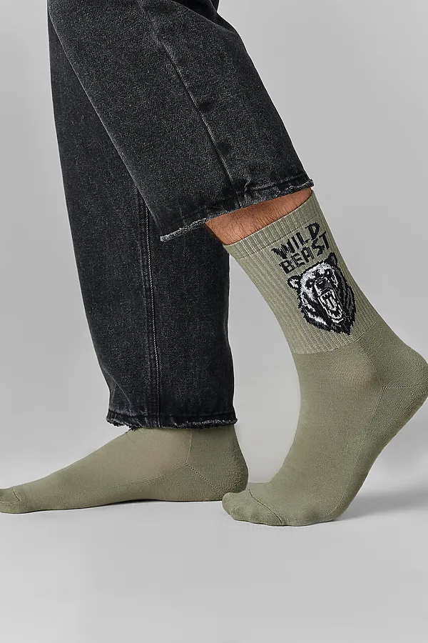 Носки MARK FORMELLE, оливка - фото 2