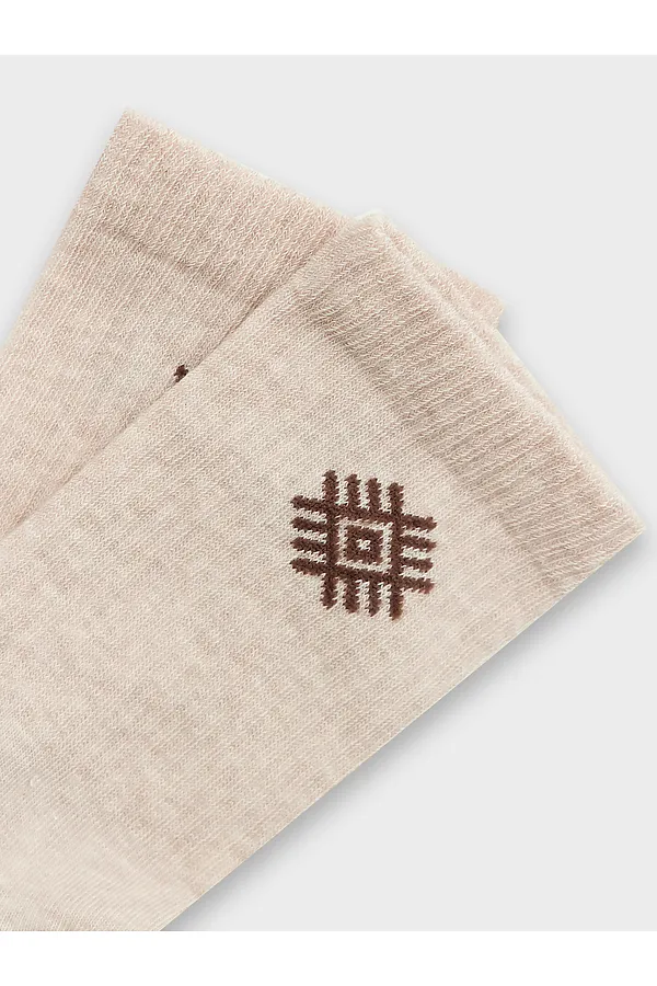 Носки MARK FORMELLE, бежевый меланж - фото 2