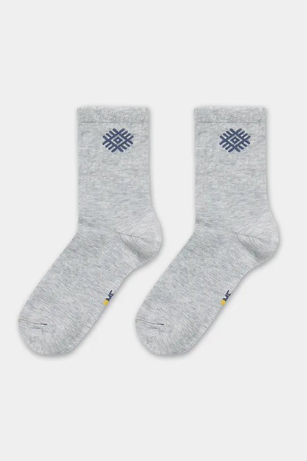 Носки MARK FORMELLE, св.серый меланж - фото 2