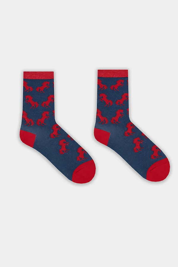 Носки MARK FORMELLE, джинсовый - фото 2