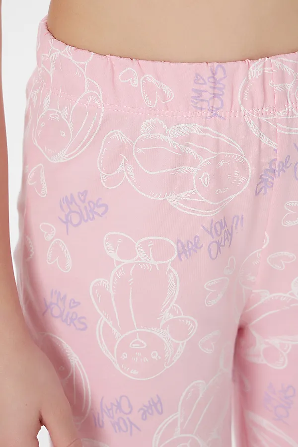 Пижама MARK FORMELLE, розовый +милые зайчики на розовом - фото 2
