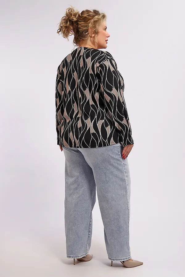 Туника 29021 НАТАЛИ, черно-белый - фото 2