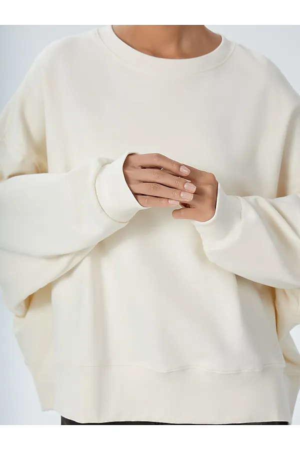 Свитшот MARK FORMELLE, молочный - фото 2