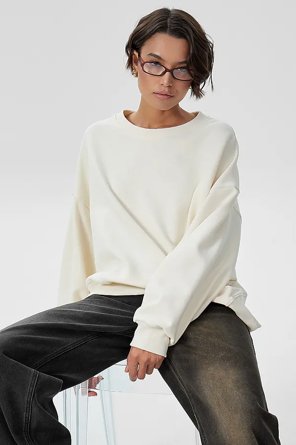 Свитшот MARK FORMELLE, молочный - фото 2