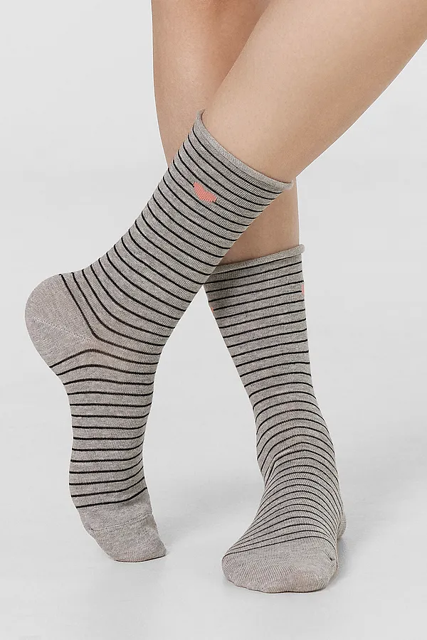 Носки MARK FORMELLE, серый меланж - фото 2