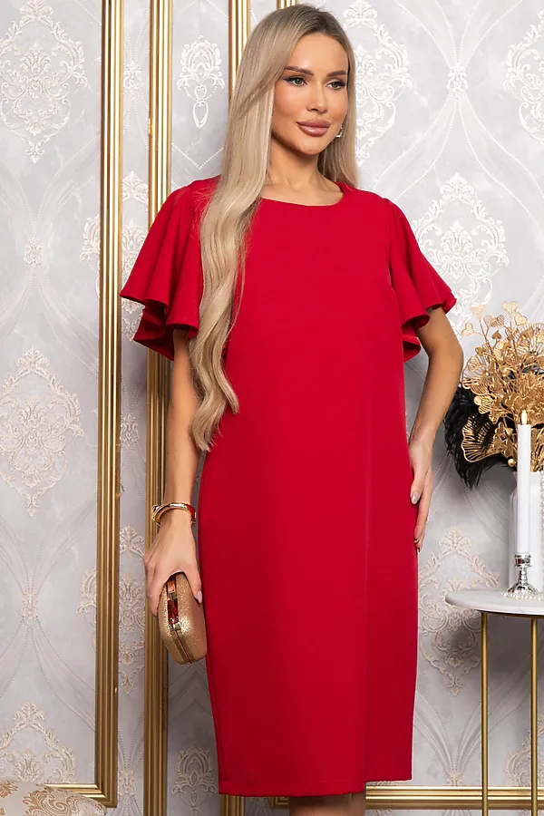 Платье LADY TAIGA, красное - фото 2