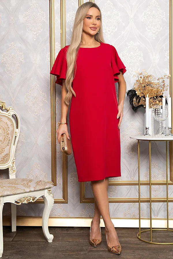 Платье LADY TAIGA, красное - фото 2