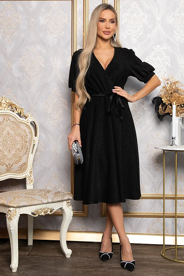 Платье LADY TAIGA, черное - фото 2