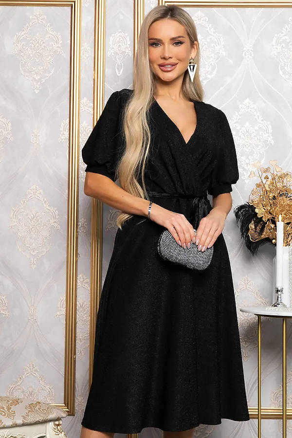 Платье LADY TAIGA, черное - фото 2