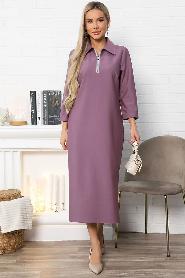 Платье LADY TAIGA, лиловое - фото 2