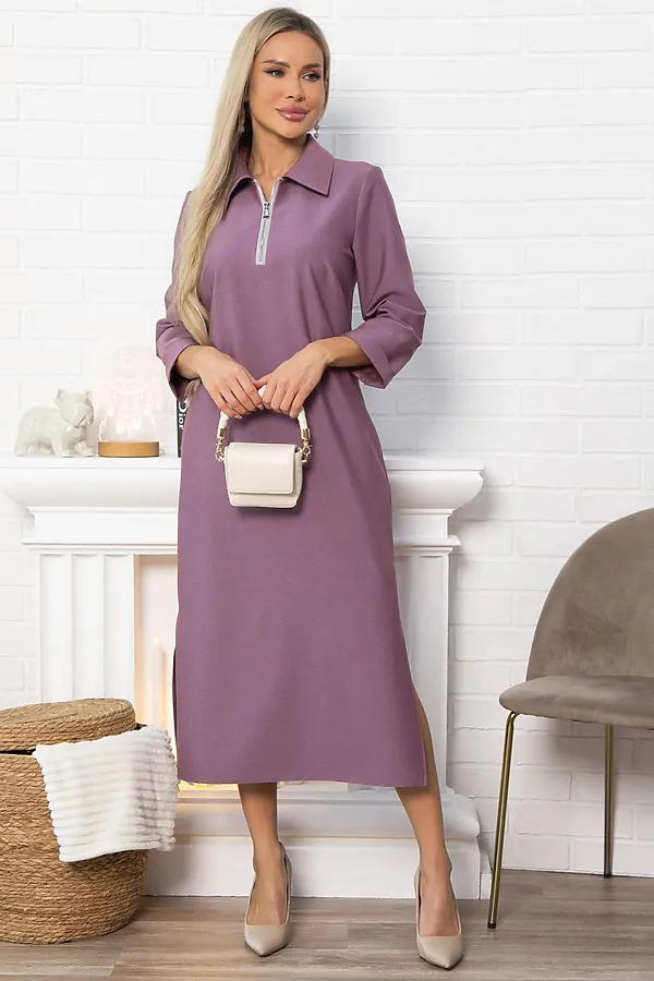 Платье LADY TAIGA, лиловое - фото 2