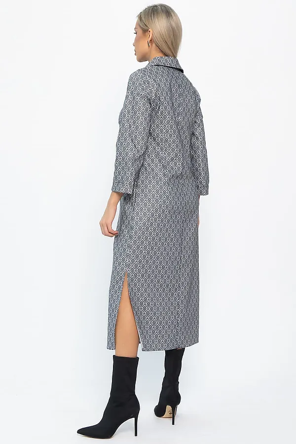 Платье LADY TAIGA, темно-серое - фото 2