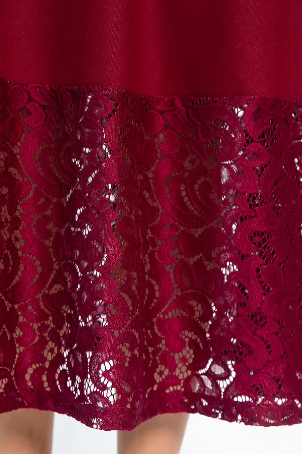 Юбка LADY TAIGA, бордо - фото 2