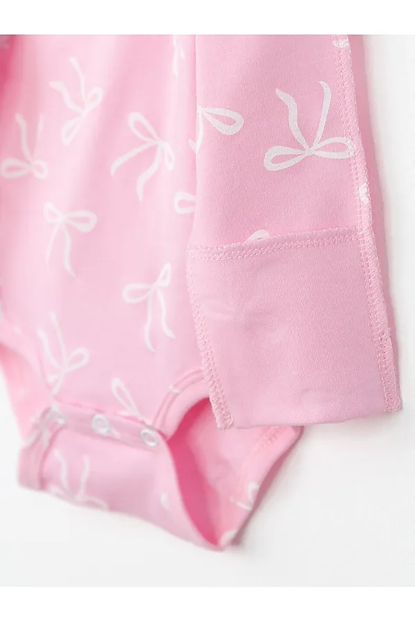 Боди BABY BOOM, бантики на розовом - фото 2