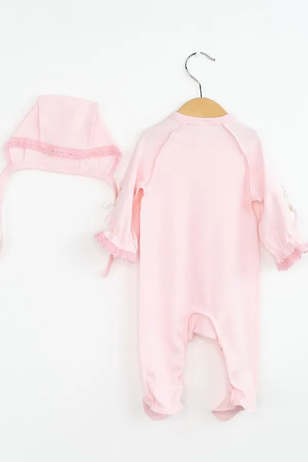 Комплект (Комбинезон+Чепчик) BABY BOOM, розовый - фото 2