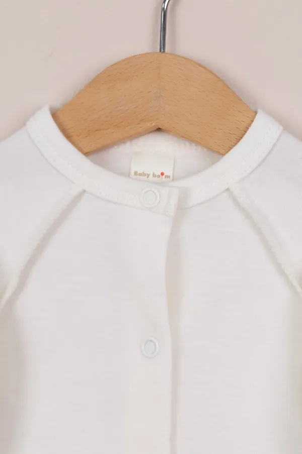 Комплект (Боди+Ползунки+Чепчик) BABY BOOM, молоко - фото 2