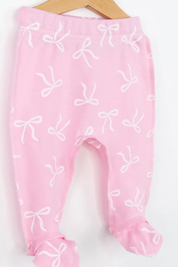 Ползунки BABY BOOM, бантики на розовом - фото 2