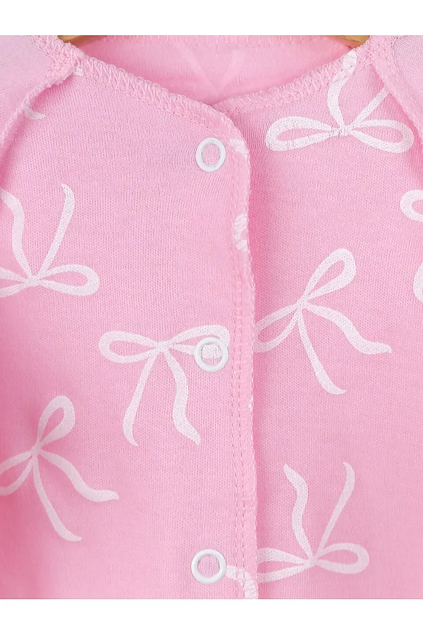 Распашонка BABY BOOM, бантики на розовом - фото 2