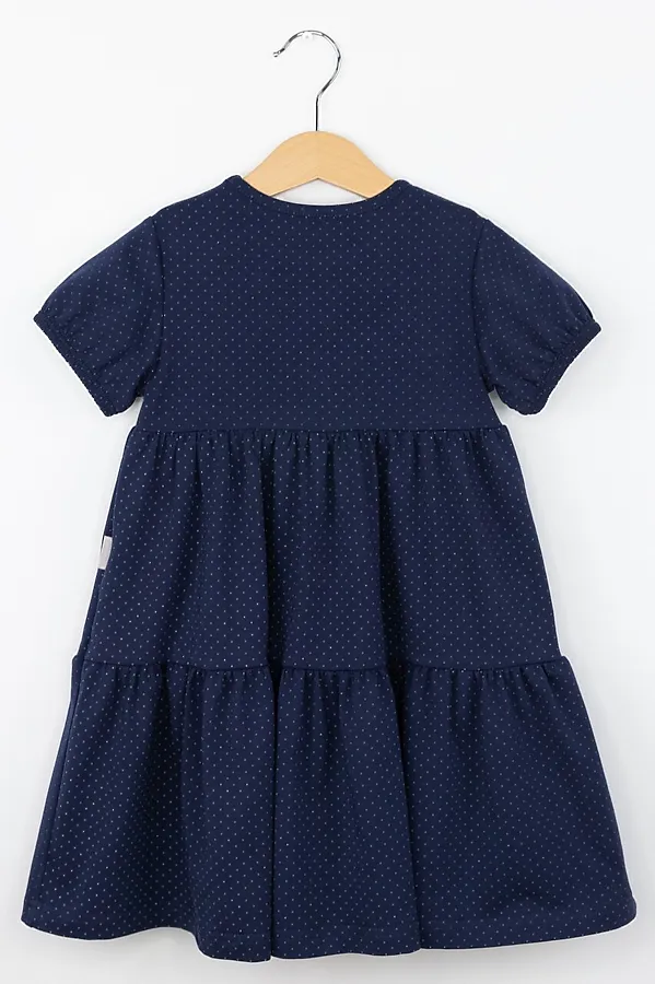 Платье BABY BOOM, горошек на тёмно-синем - фото 2