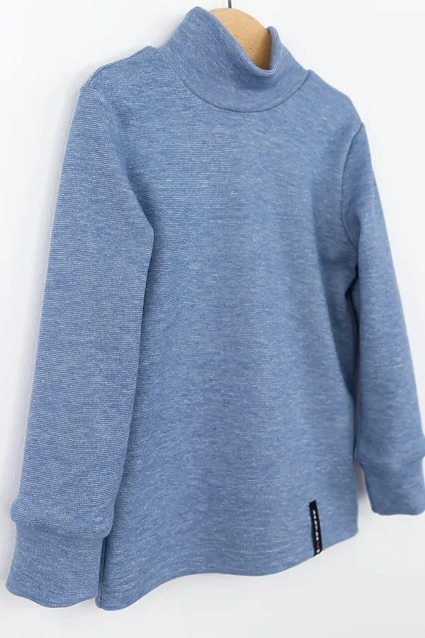 Водолазка BABY BOOM, голубой джинс - фото 2