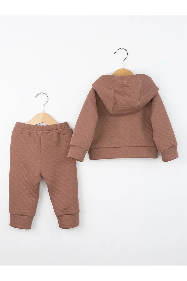 Костюм (Толстовка+Брюки) BABY BOOM, мокко - фото 2