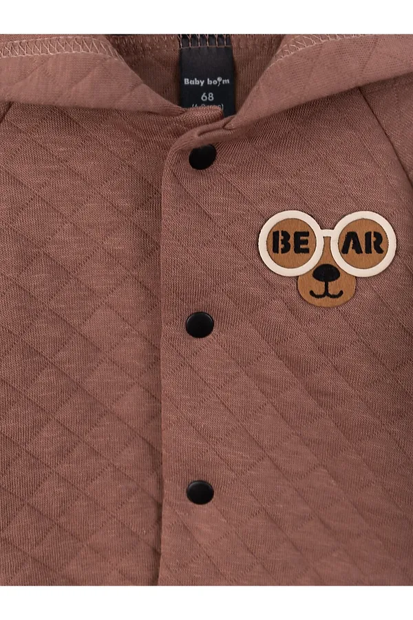 Костюм (Толстовка+Брюки) BABY BOOM, мокко - фото 2