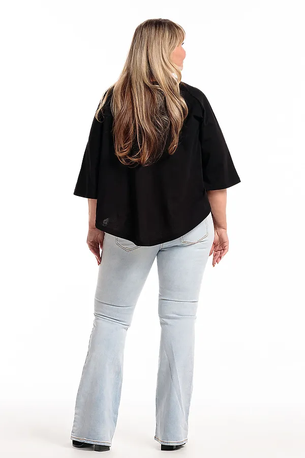 Пончо П1 НАТАЛИ, черный - фото 2