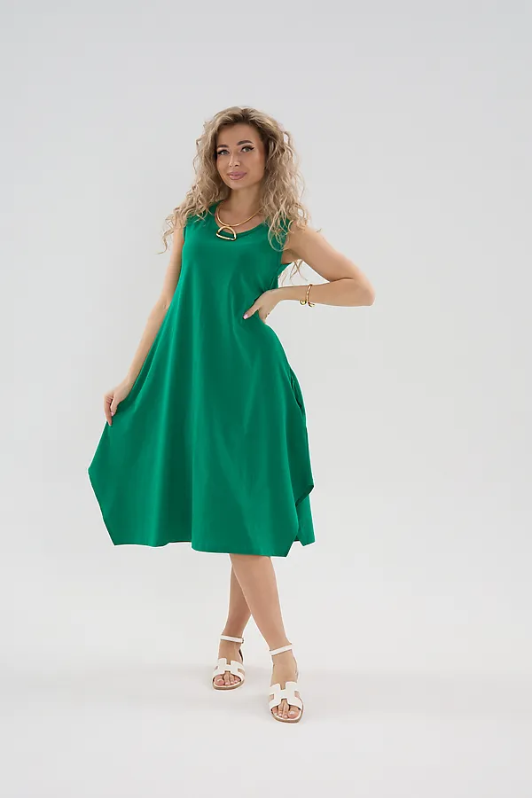 Сарафан С1 НАТАЛИ, зеленый - фото 2