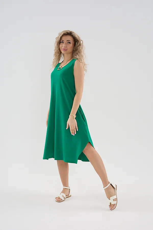 Сарафан С1 НАТАЛИ, зеленый - фото 2